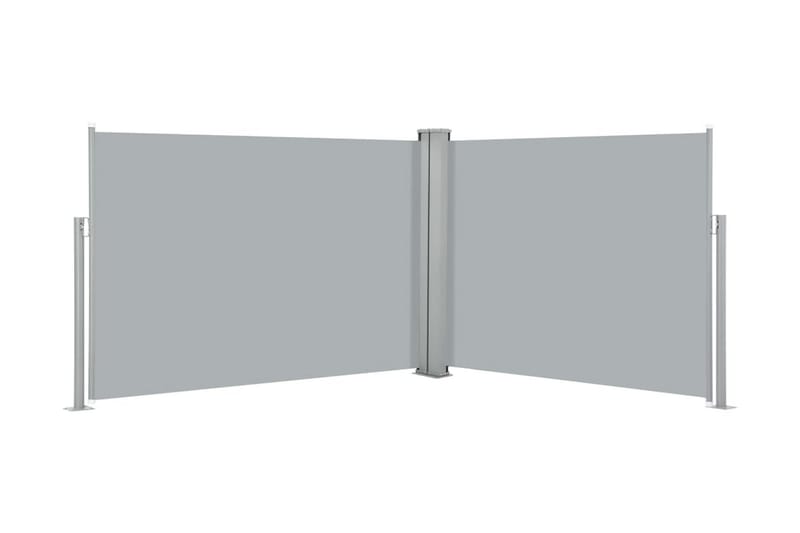 Infällbar sidomarkis antracit 120x1000 cm - Grå - Balkongmarkis - Markiser - Sidomarkis - Balkongskydd & insynsskydd balkong