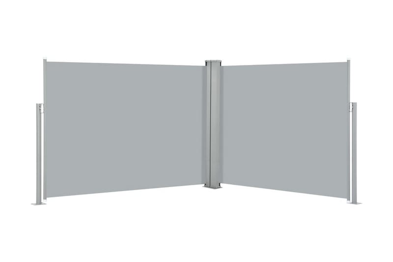 Infällbar sidomarkis antracit 140x1000 cm - Grå - Balkongmarkis - Markiser - Sidomarkis - Balkongskydd & insynsskydd balkong