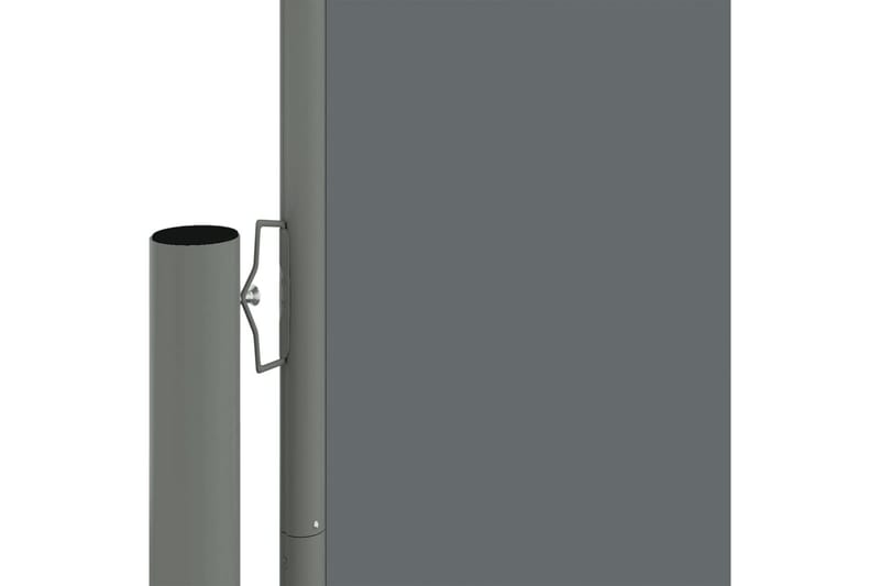 Infällbar sidomarkis antracit 160x1200 cm - Grå - Utemöbler - Solskydd - Markiser - Balkongmarkis