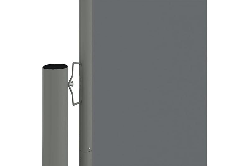 Infällbar sidomarkis antracit 200x1000 cm - Grå - Utemöbler - Solskydd - Markiser - Balkongmarkis