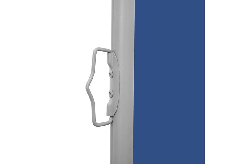 Infällbar sidomarkis blå 100x600 cm - Blå - Utemöbler - Solskydd - Markiser - Balkongmarkis