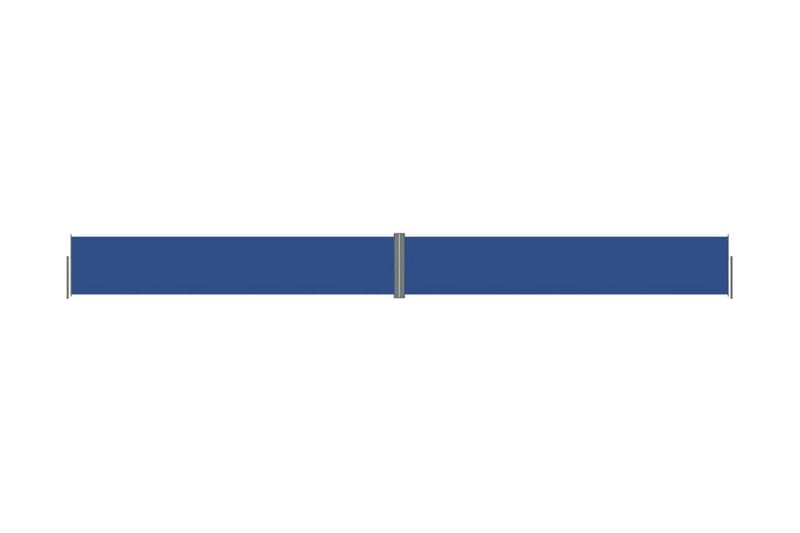 Infällbar sidomarkis blå 117x1200 cm - Blå - Balkongmarkis - Markiser - Sidomarkis - Balkongskydd & insynsskydd balkong