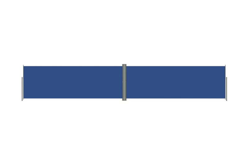 Infällbar sidomarkis blå 180x1000 cm - Blå - Balkongmarkis - Markiser - Sidomarkis - Balkongskydd & insynsskydd balkong