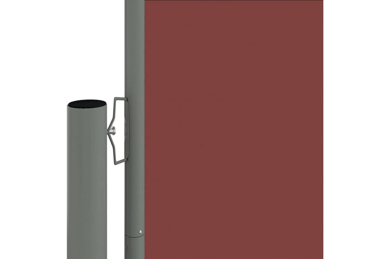 Infällbar sidomarkis brun 140x1200 cm - Brun - Balkongmarkis - Markiser - Sidomarkis - Balkongskydd & insynsskydd balkong