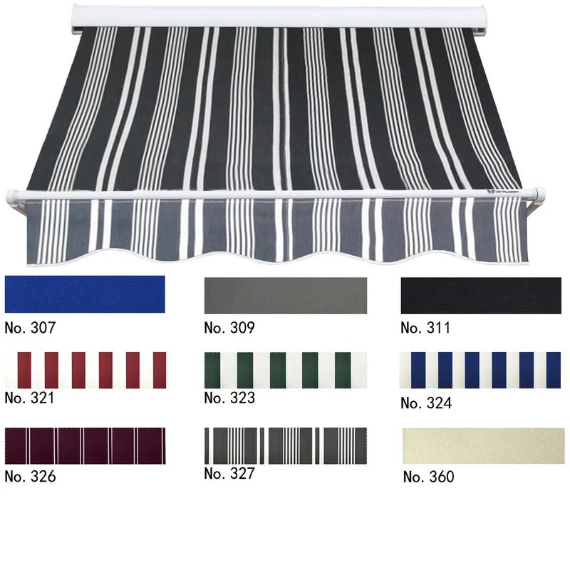 Kinsta Fönstermarkis 100 cm med Fjärrkontroll - Grå - Utemöbler - Solskydd - Markiser - Fönstermarkis