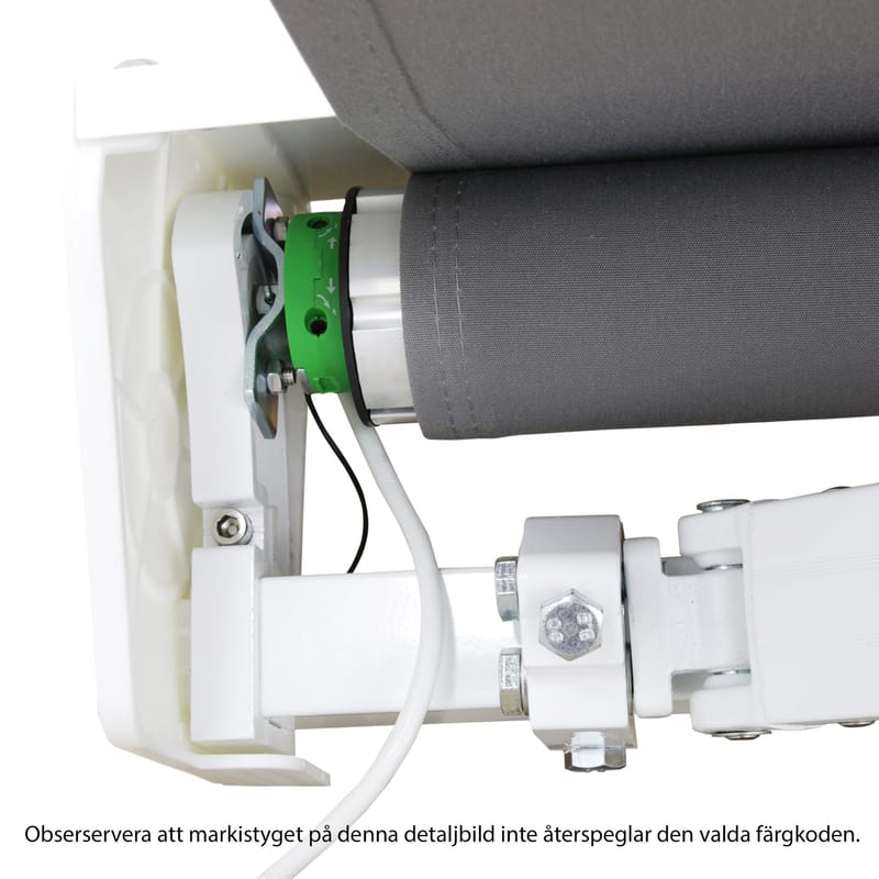 Kinsta Markis med Motor och Fjärrkontroll - Utemöbler - Solskydd - Markiser - Balkongmarkis