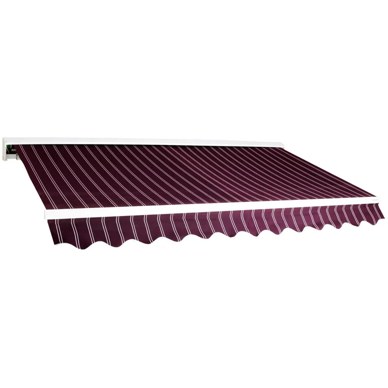 Kinsta Terrassmarkis med Motor och Fjärrkontroll - Utemöbler - Solskydd - Markiser - Balkongmarkis