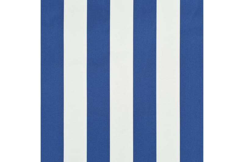 Markis 150x150 cm blå och vit - Flerfärgad - Fönstermarkis - Markiser