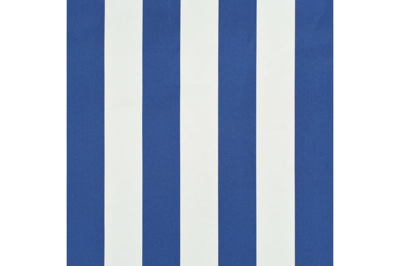 Markis 300x150 cm blå och vit - Flerfärgad - Utemöbler - Solskydd - Markiser - Fönstermarkis