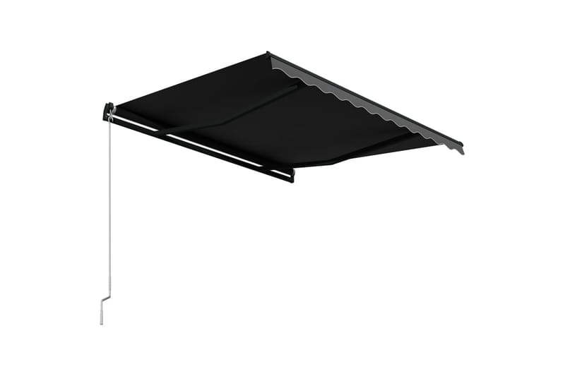 Markis manuellt infällbar 350x250 cm antracit - Grå - Utemöbler - Solskydd - Markiser - Balkongmarkis