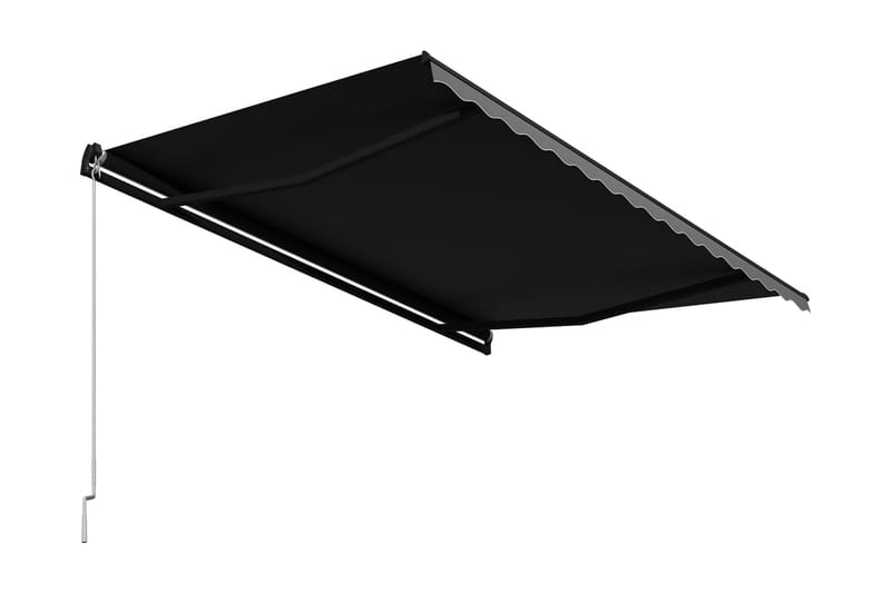 Markis manuellt infällbar 450x300 cm antracit - Grå - Utemöbler - Solskydd - Markiser - Balkongmarkis