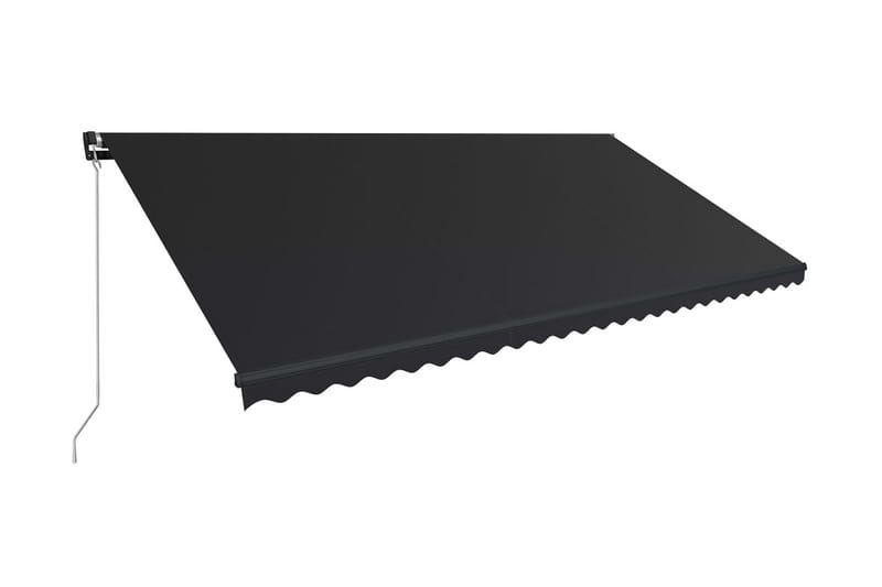 Markis manuellt infällbar 600x300 cm antracit - Grå - Utemöbler - Solskydd - Markiser - Balkongmarkis