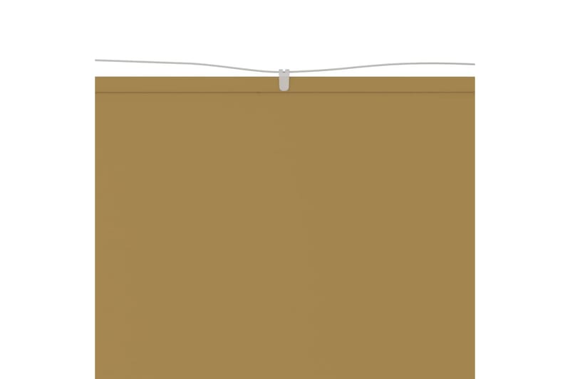 Markis vertikal beige 100x420 cm oxfordtyg - Beige - Utemöbler - Solskydd - Markiser - Fönstermarkis