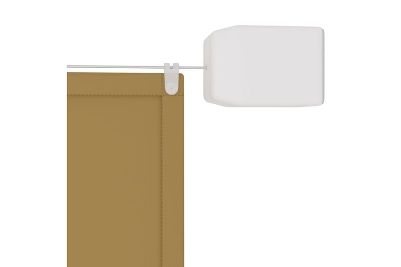 Markis vertikal beige 60x800 cm oxfordtyg - Beige - Utemöbler - Solskydd - Markiser - Fönstermarkis