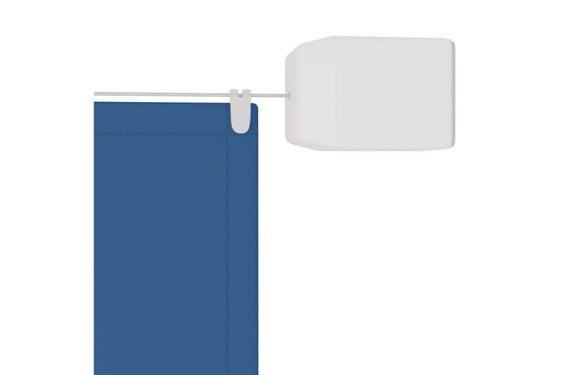 Markis vertikal blå 100x420 cm oxfordtyg - Blå - Utemöbler - Solskydd - Markiser - Fönstermarkis