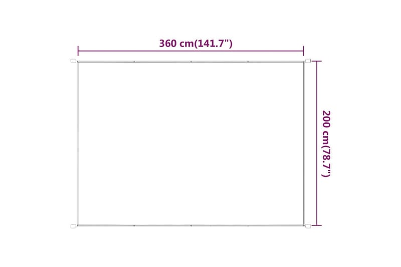 Markis vertikal ljusgrön 200x360 cm oxfordtyg - Grön - Fönstermarkis - Markiser