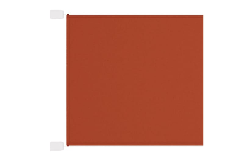 Markis vertikal terrakotta 60x420 cm oxfordtyg - Röd - Utemöbler - Solskydd - Markiser - Fönstermarkis