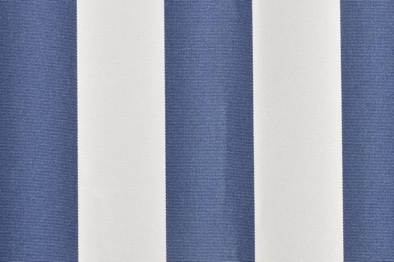 Markisduk blå & vit 350x250 cm - Blå - Markiser - Markisväv & markistyg