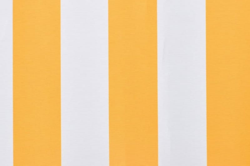 Markisduk orange & vit 350x250 cm - Orange - Utemöbler - Solskydd - Markiser