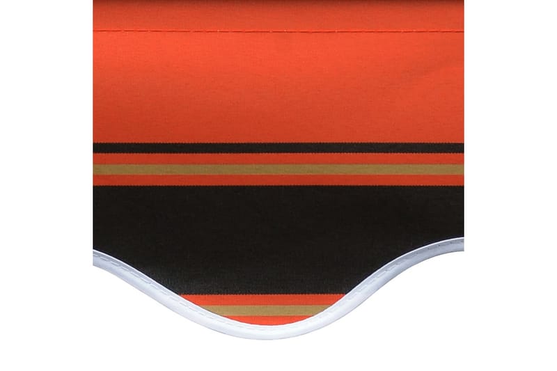 Markisduk orange och brun 300x250 cm - Flerfärgad - Balkongmarkis - Markiser - Terrassmarkis