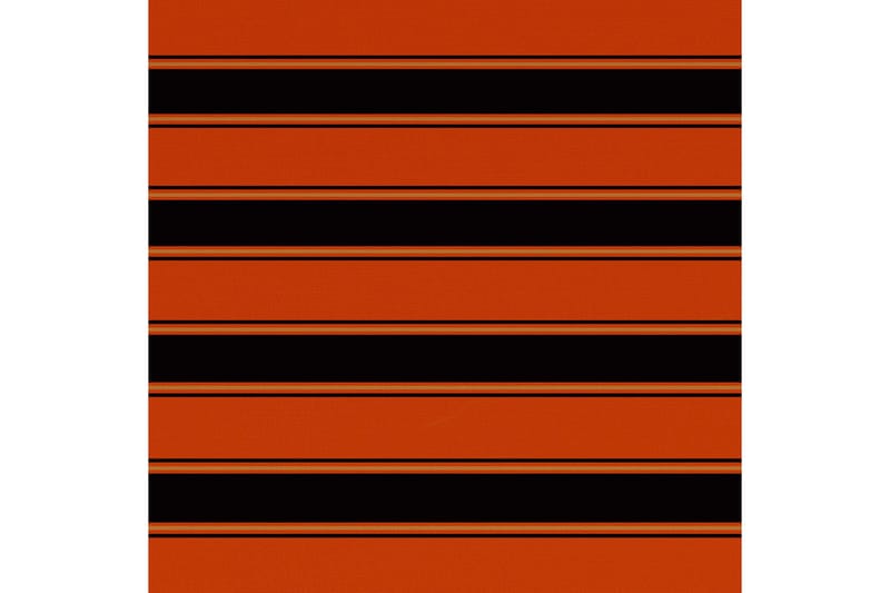Markisduk orange och brun 450x300 cm - Flerfärgad - Utemöbler - Solskydd - Markiser