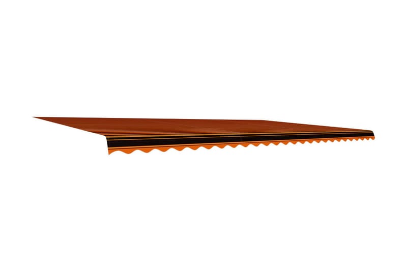 Markisduk orange och brun 600x300 cm - Flerfärgad - Utemöbler - Solskydd - Markiser