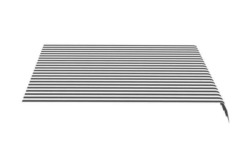 Markisväv antracit och vit 3x2,5 m - Grå - Markiser - Markisväv & markistyg