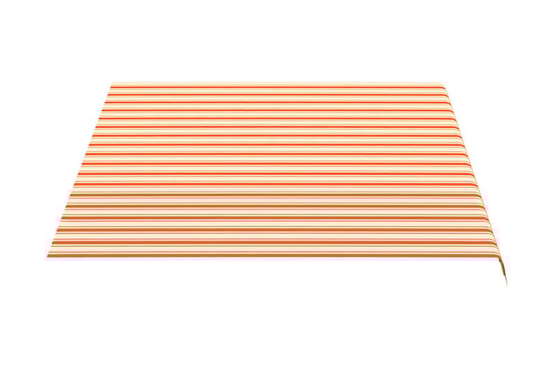 Markisväv gul och orange 4x3 m - Gul - Utemöbler - Solskydd - Markiser