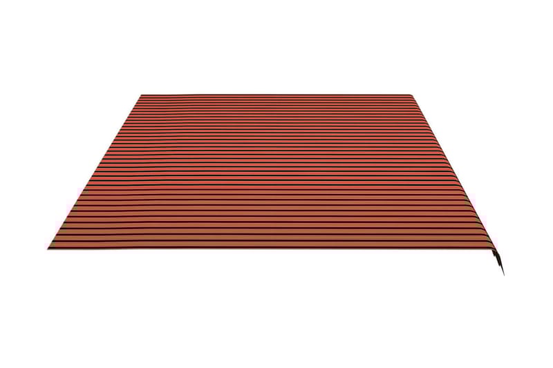 Markisväv orange och brun 6x3,5 m - Orange - Utemöbler - Solskydd - Markiser
