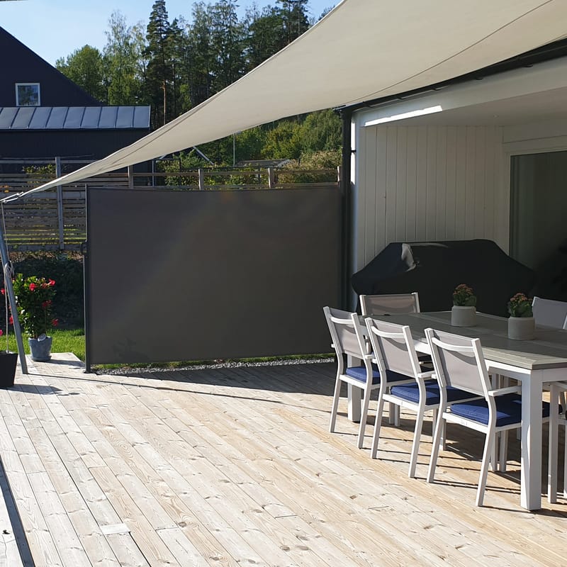 Marvell Sidomarkis 300 cm - Mörkgrå - Utemöbler - Solskydd - Markiser - Balkongmarkis