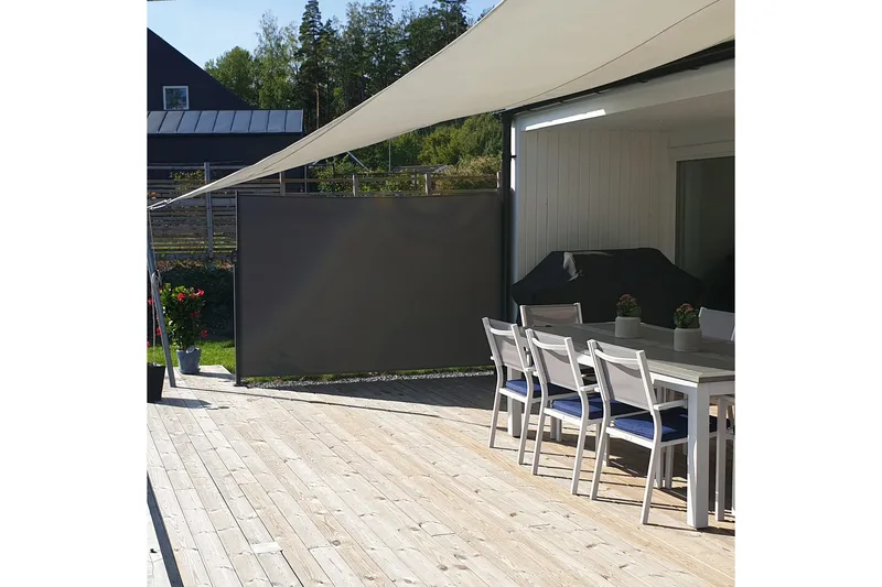 Marvell Sidomarkis 300 cm - Mörkgrå - Utemöbler - Solskydd - Markiser - Balkongmarkis