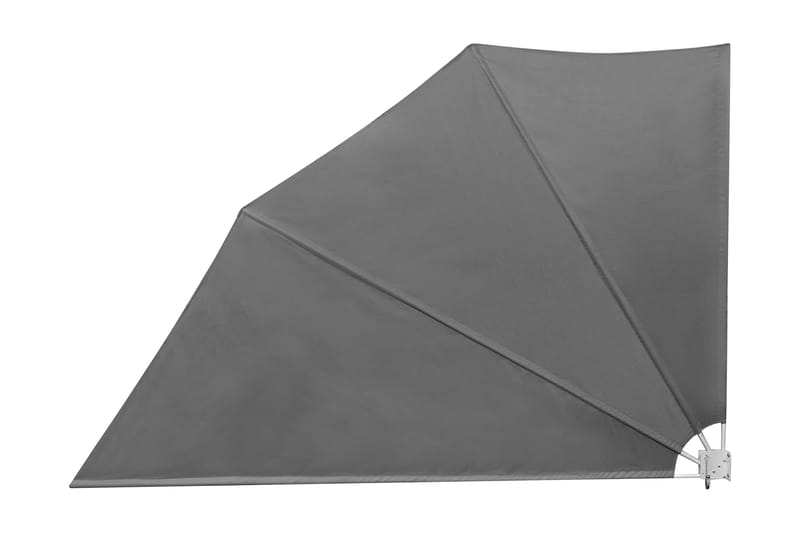 Sidomarkis för balkong grå 160x240 cm - Grå - Utemöbler - Solskydd - Markiser - Balkongmarkis