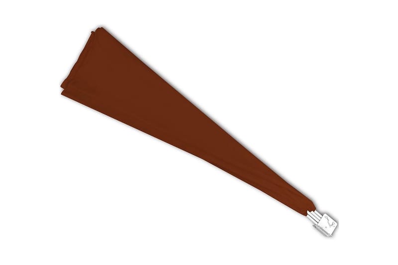 Sidomarkis för balkong terrakotta 140x140 cm - Brun - Utemöbler - Solskydd - Markiser - Balkongmarkis