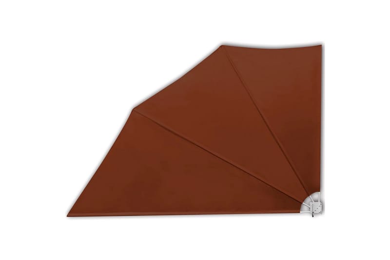 Sidomarkis för balkong terrakotta 160x240 cm - Brun - Utemöbler - Solskydd - Markiser - Balkongmarkis