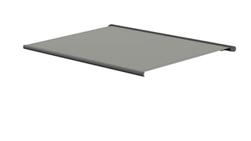 Terrassmarkis helkassett 4x3m | Motor & fjärrkontroll | Ljus grå - Ljusgrå, Svart - Utemöbler - Solskydd - Markiser - Balkongmarkis