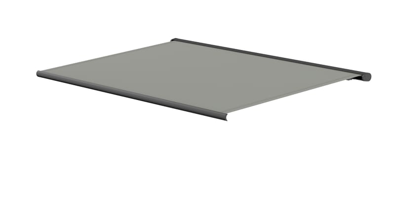 Terrassmarkis helkassett 5x3m | Motor & fjärrkontroll | Ljus grå - Ljusgrå, Silver - Utemöbler - Solskydd - Markiser - Balkongmarkis
