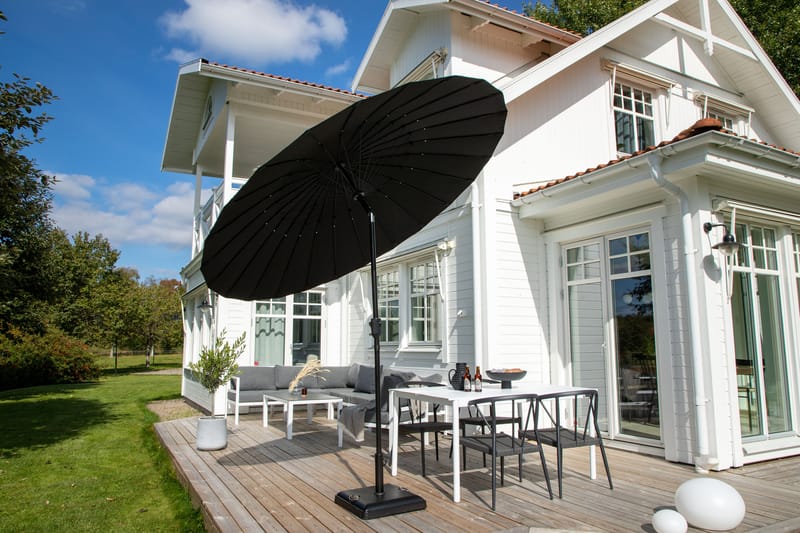 Palmetto Parasoll 270 cm Svart - Venture Home - Parasoll