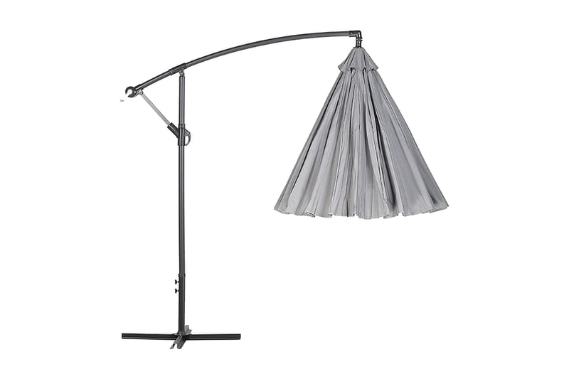 Calabria Ii Parasoll 235 cm - Grå - Utemöbler - Solskydd - Parasoll - Hängparasoll & frihängande parasoll