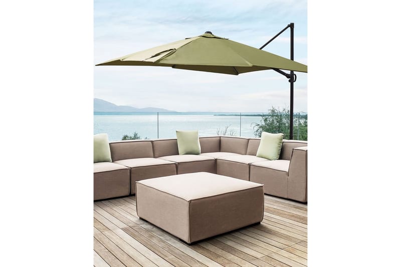 Calimera Hängparasoll 245 cm - Grön/Svart - Utemöbler - Solskydd - Parasoll - Hängparasoll & frihängande parasoll