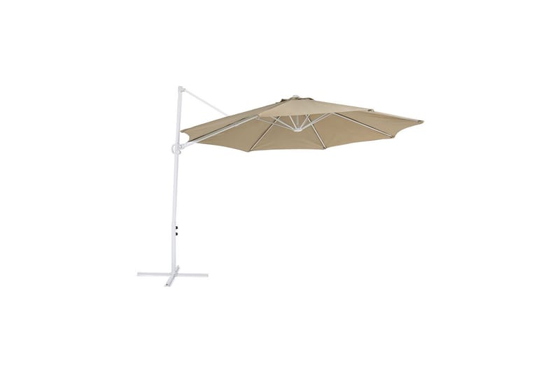 Calimera Hängparasoll 295 cm - Beige/Vit - Utemöbler - Solskydd - Parasoll - Hängparasoll & frihängande parasoll