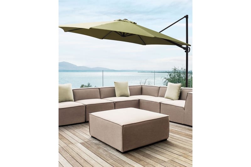 Calimera Hängparasoll 295 cm - Grön/Svart - Utemöbler - Solskydd - Parasoll - Hängparasoll & frihängande parasoll