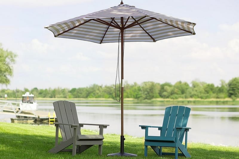 Ferentillo Parasoll 245 cm - Beige/Brun - Utemöbler - Solskydd - Parasoll