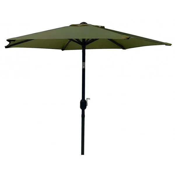 Fjällbacka parasoll i mörkgrönt - Ø300 cm, undefined