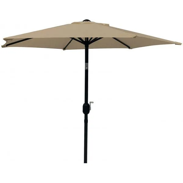 Fjällbacka parasoll i Beige - Ø200 cm - Utemöbler - Solskydd - Parasoll - Baliparasoll