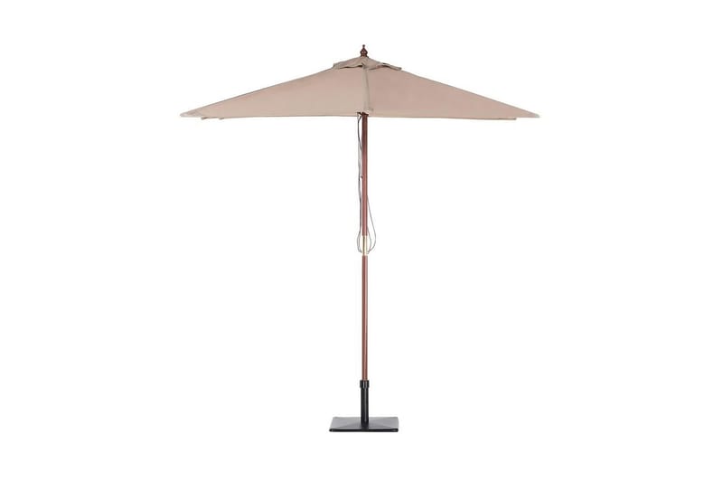 Flamenco Parasoll 244 cm - Ljusbrun - Utemöbler - Solskydd - Parasoll