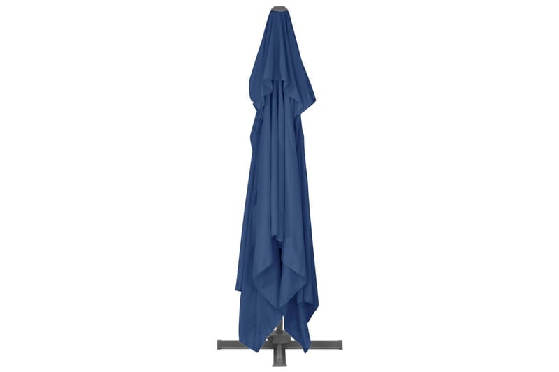Frihängande parasoll med aluminiumstång 4x3 m azurblå - Blå - Hängparasoll & frihängande parasoll