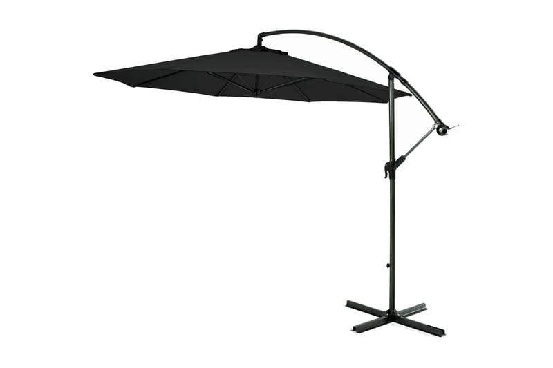 Hillerstorp Days Hängparasoll 300 cm - Svartvit - Hängparasoll & frihängande parasoll
