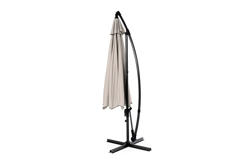 Hillerstorp Sidewinder Hängparasoll 300cm - Beige - Utemöbler - Solskydd - Parasoll - Hängparasoll & frihängande parasoll