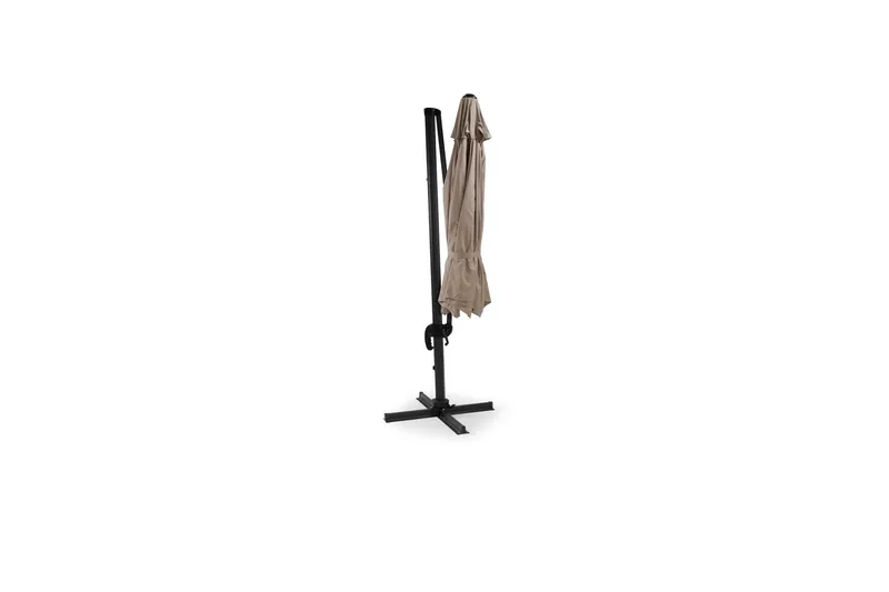 Hillerstorp Sidewinder Hängparasoll XL 350cm - Beige - Utemöbler - Solskydd - Parasoll - Hängparasoll & frihängande parasoll
