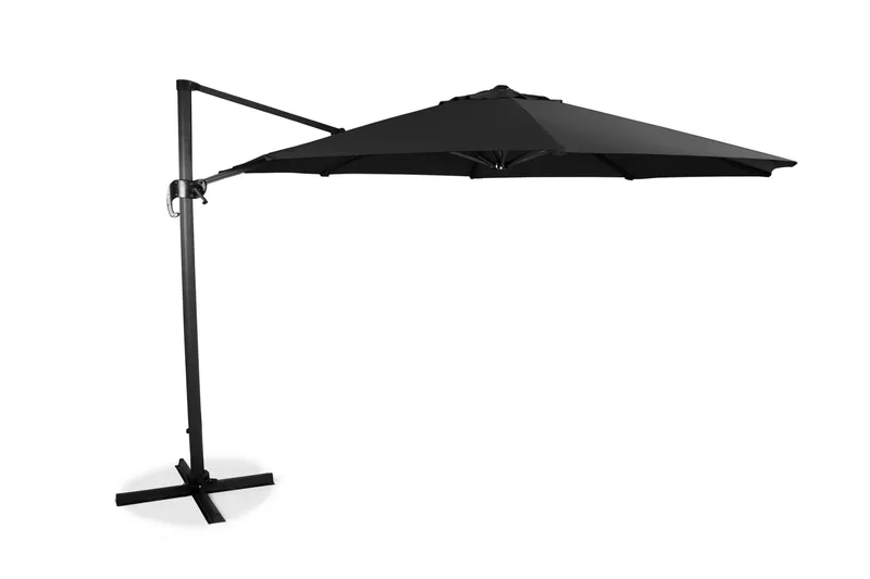 Hillerstorp Sidewinder Hängparasoll XL 350cm, Svart